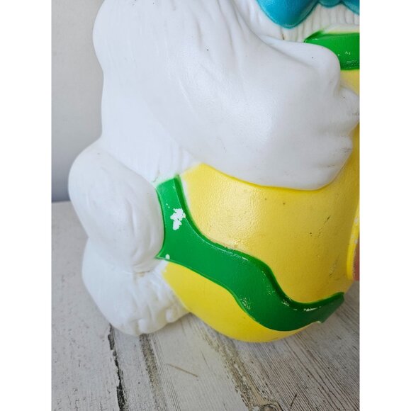 Vintage Sun Hill‎ 28" Easter rabbit bunny egg blow mold lawn spring Easter decor - Picture 8 of 9